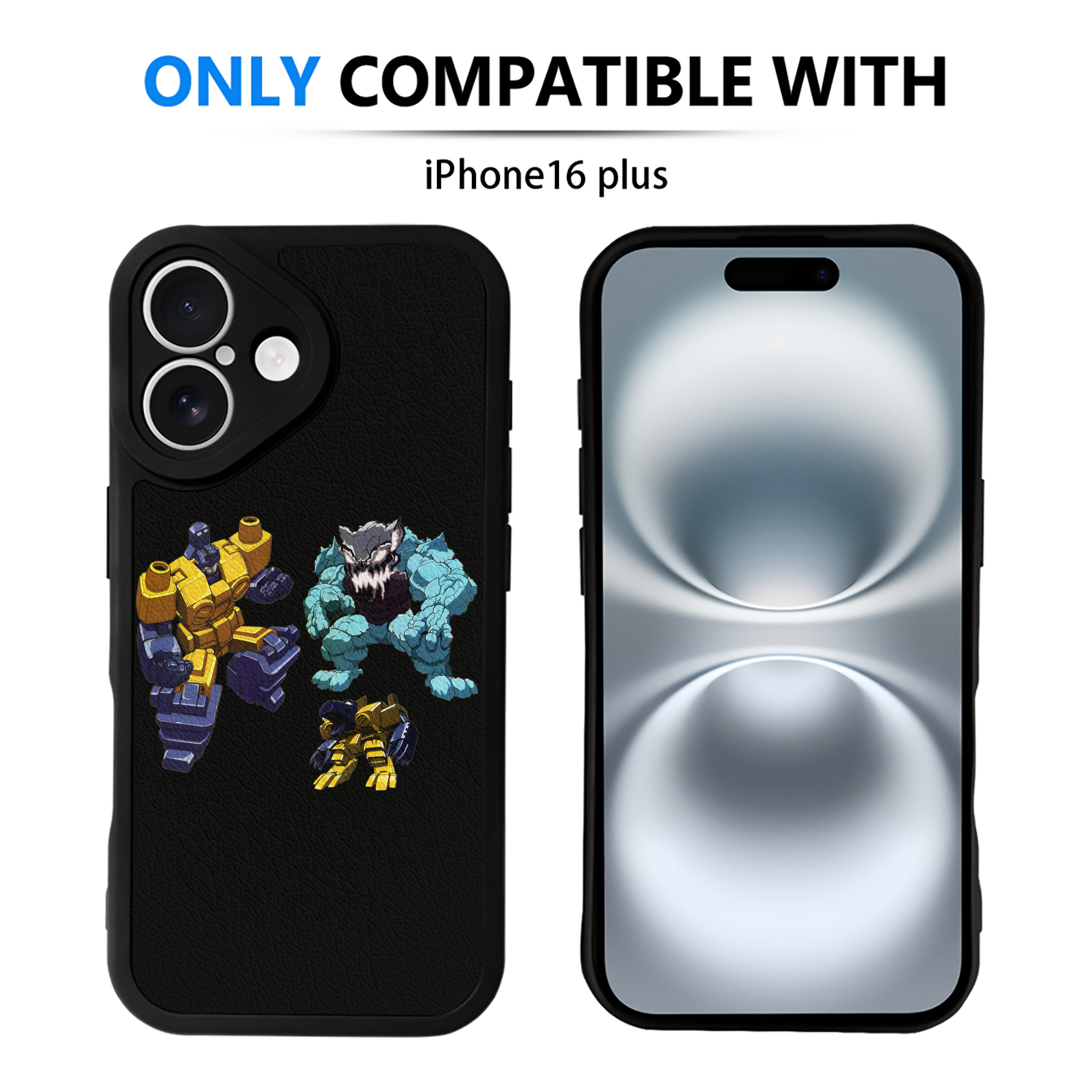 （画像用）  【iPhone 16シリーズ対応】シリコンスマホケース（レザー調） 材質：シリコン